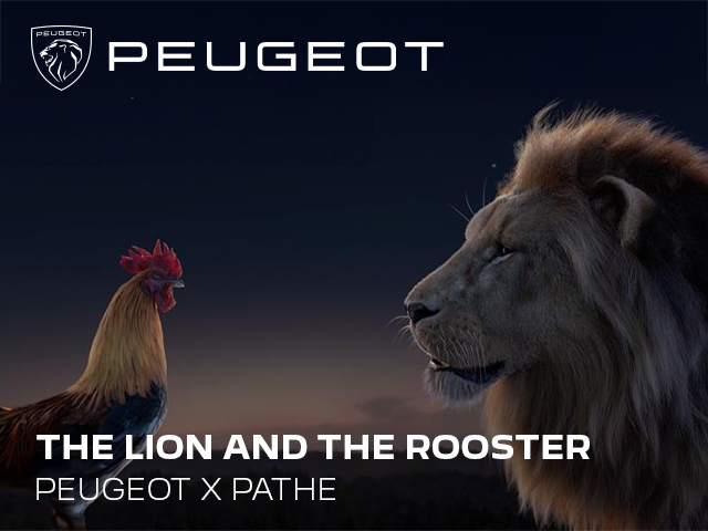 PEUGEOT VE PATHÉ “THE LION AND THE ROOSTER” FİLMİYLE İKİ İKONİK SEMBOLÜ BULUŞTURDU!